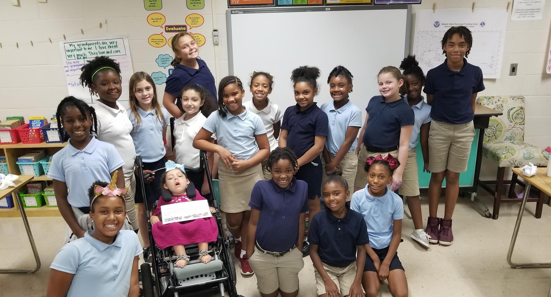 4th Grade Girls Meet Anniston Bazar