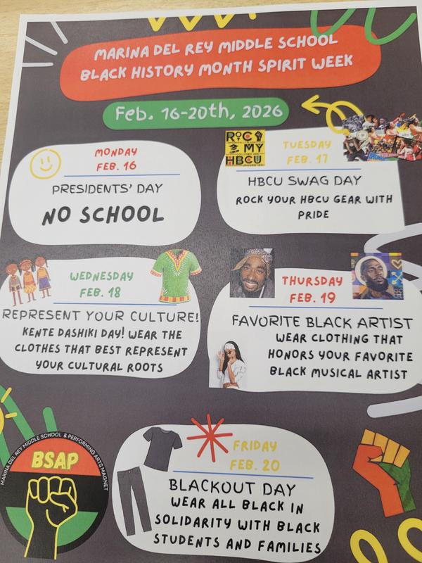 BHM Spirit Week