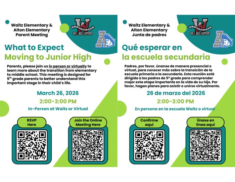 Moving to Junior High Parent Meeting