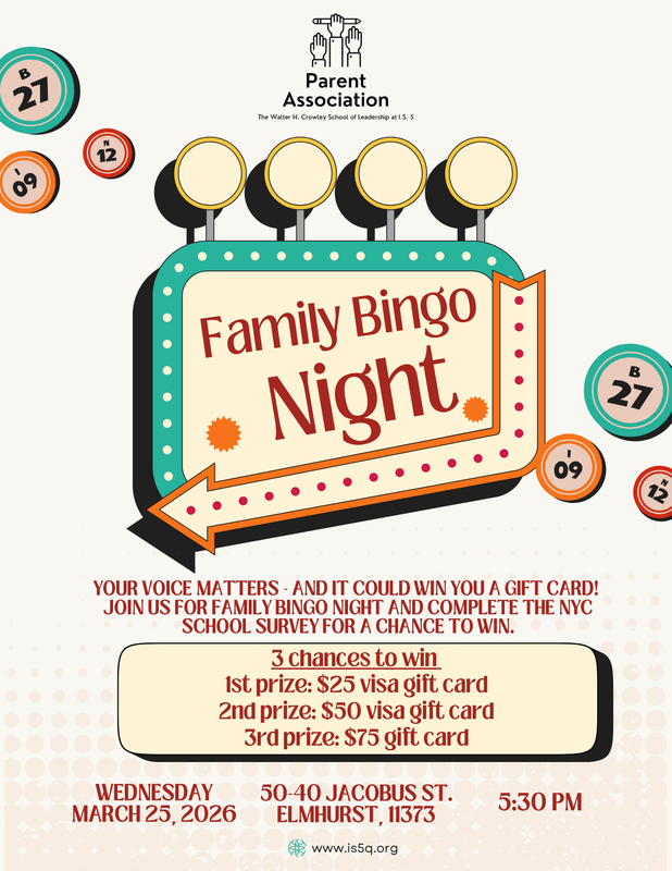 Family Bingo flyer