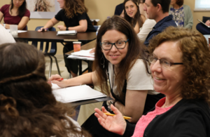 Teachers sitting and discussing