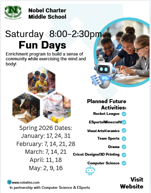 Saturday Fun Program at Nobel CMS