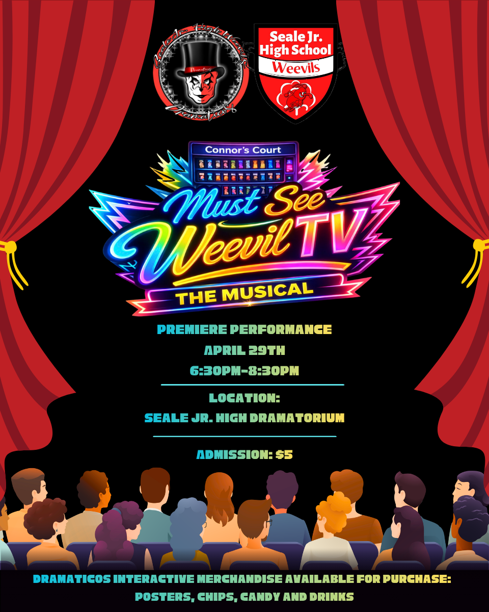 Colorful poster for a musical event featuring text and illustrations.