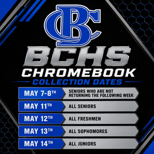 BCHS Chromebook Collection Dates