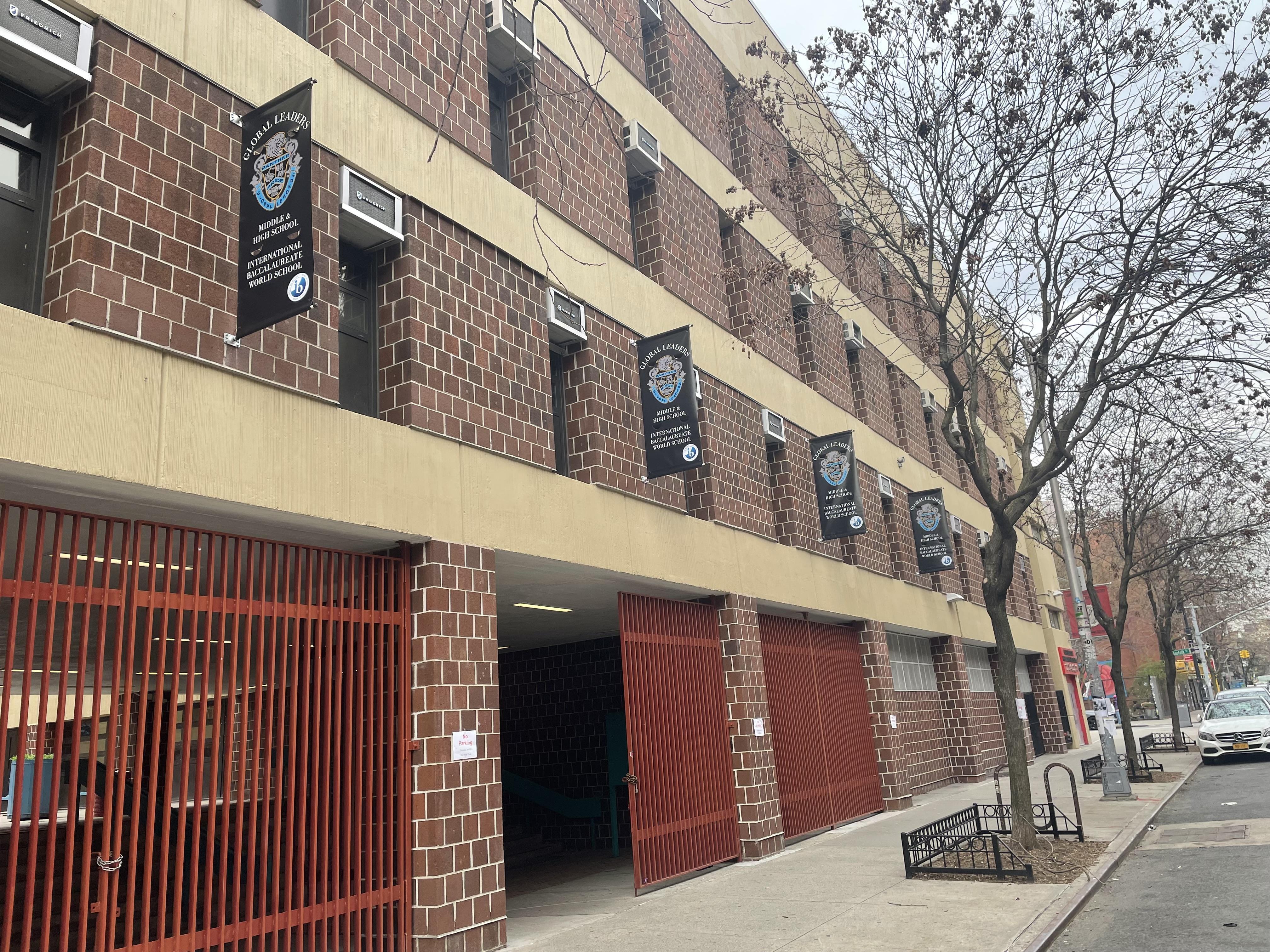 Exterior of school building