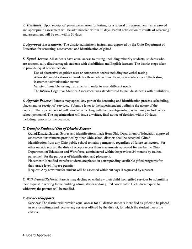 Gifted Plan P4