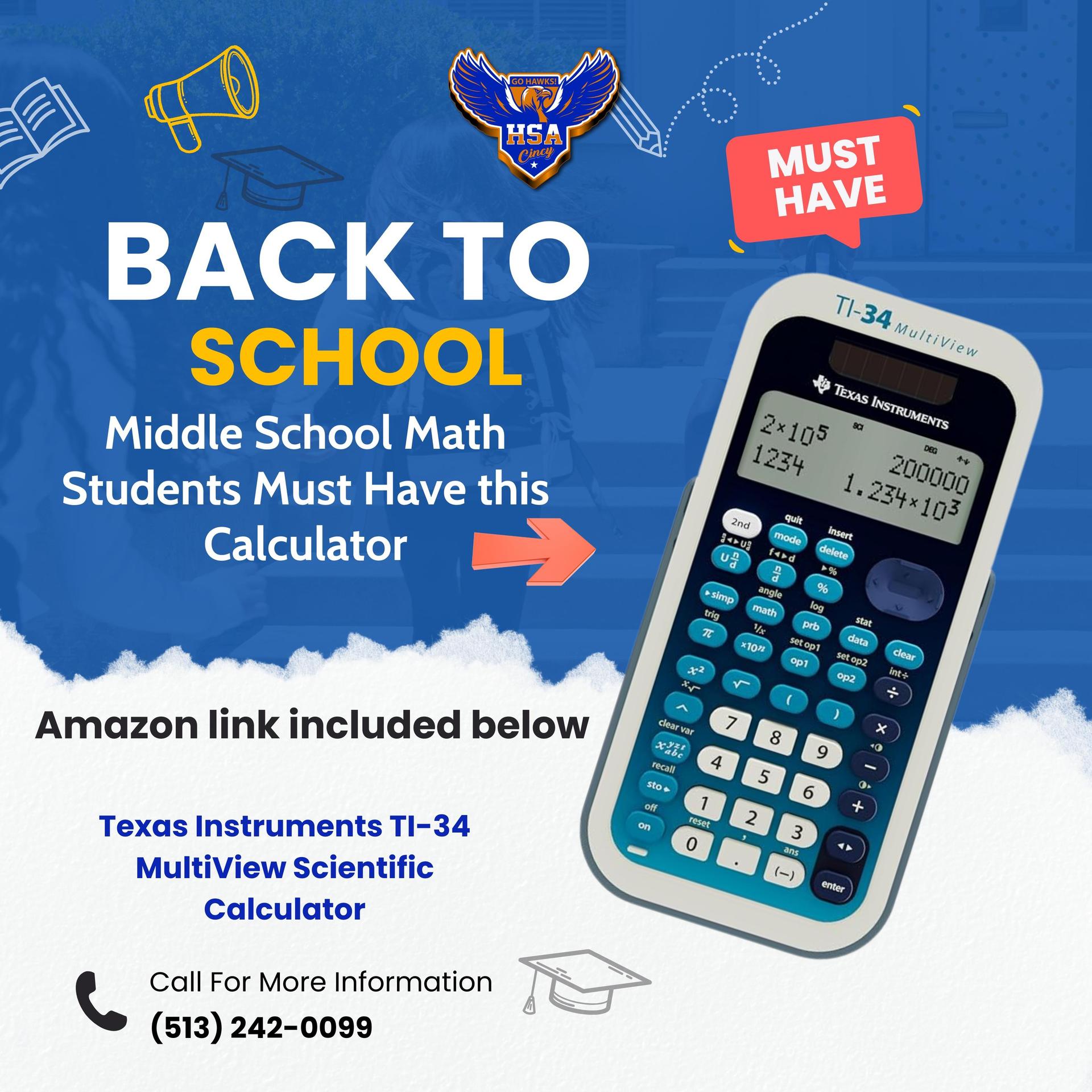 Middle School Calculator