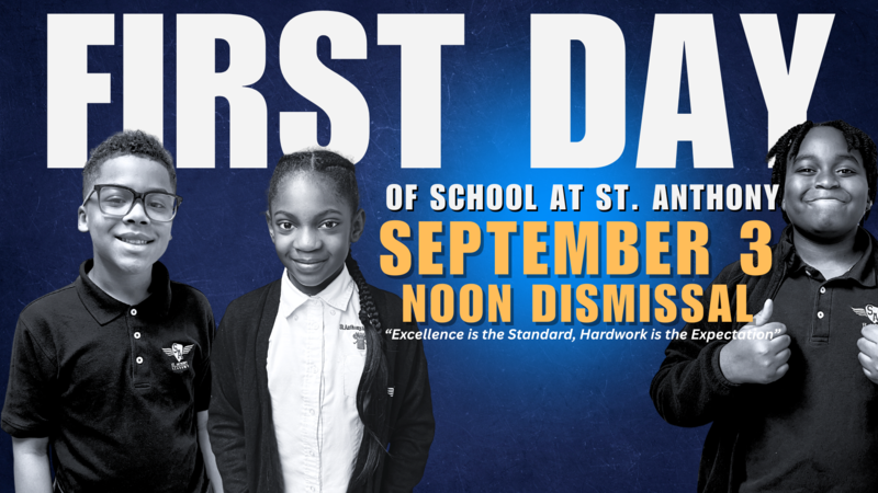 Reminder:  Today Noon Dismissal!