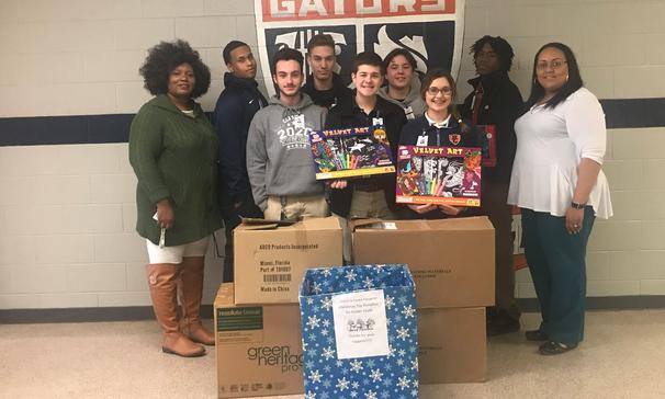 BCHS Beta Club collected toys for the CASA of St. Landry-Evangeline Annual Christmas Toy Drive.