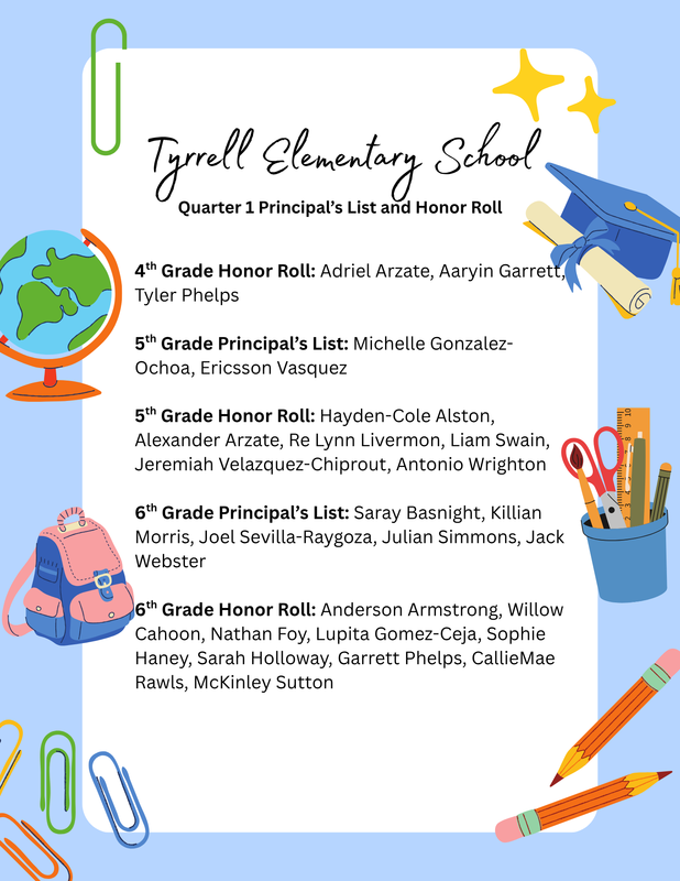 Principal's List/Honor Roll
