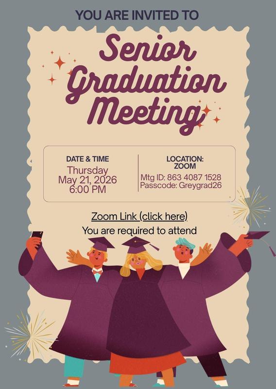 Mandatory Graduation Zoom Meeting