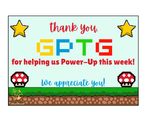 Thank you, GPTG!