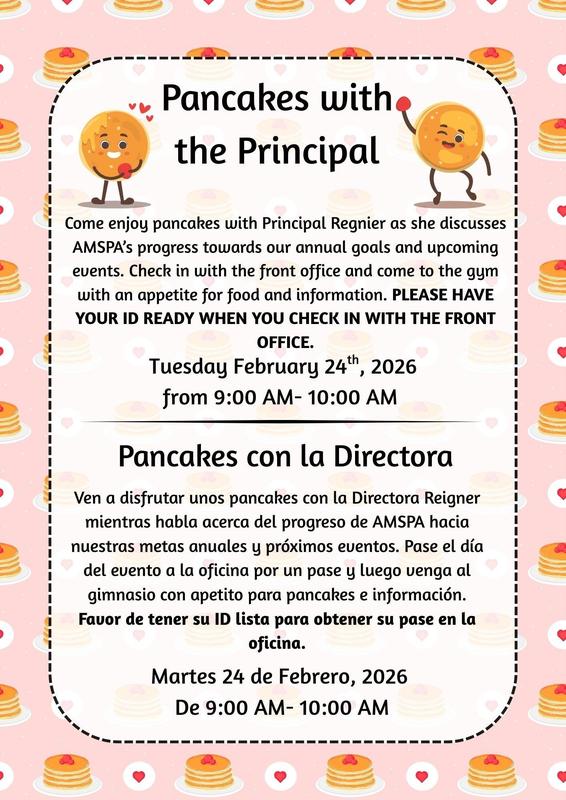 Pancakes with the Principal! Featured Photo