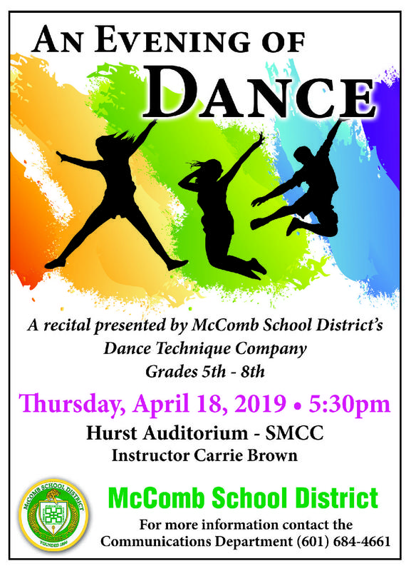 McComb School District's Dance Recital News 2019.