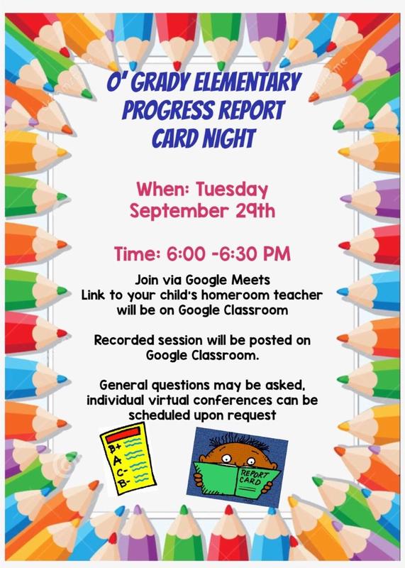 Virtual Progress Report Card Night Featured Photo