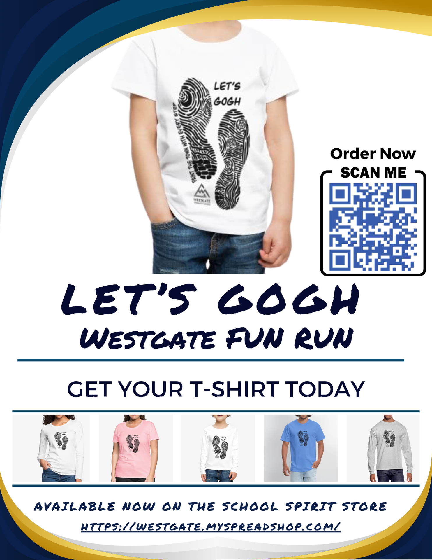 Let's Gogh Fun Run T-shirt Ordering