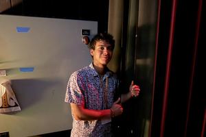 Roan backstage