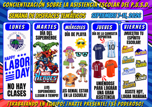 Flyer with comic book theme (SPAN)