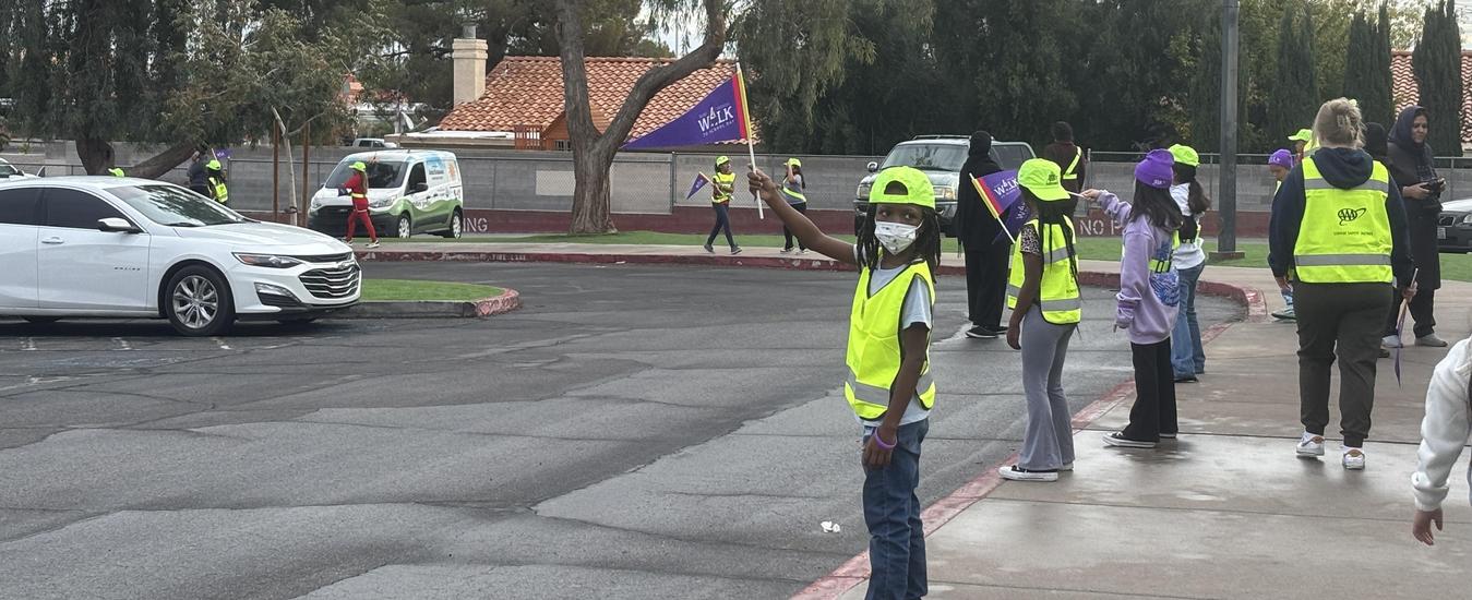 Teachers, students, and families celebrate Ruby Bridges Day.