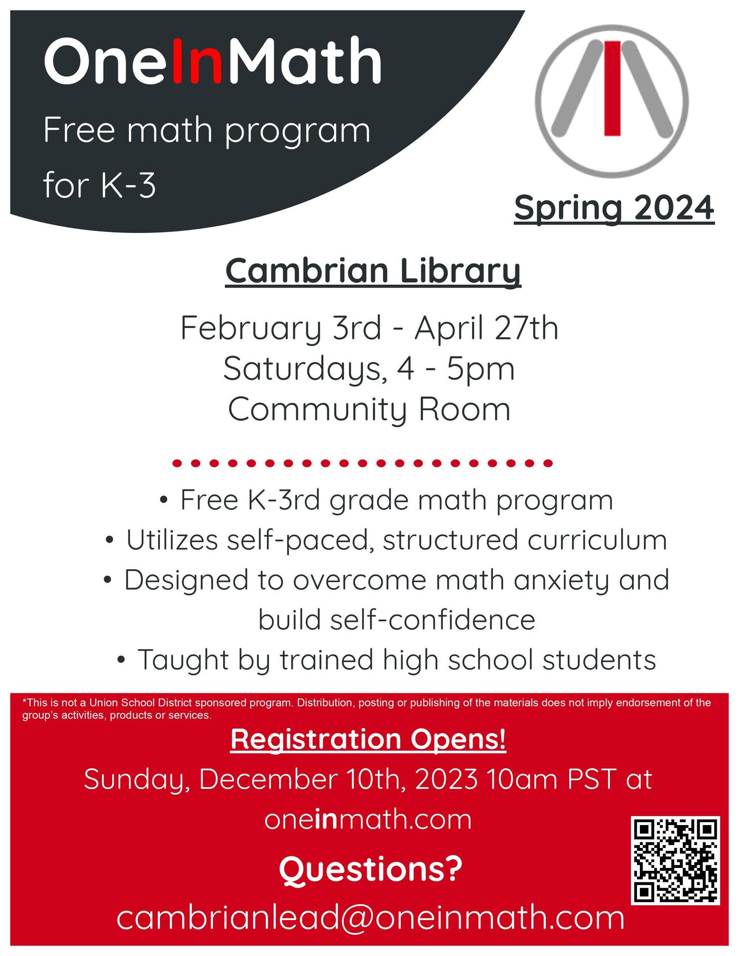 202324 Community Program and Camps Community Program and Camps