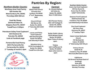 guide to pantry resources in the area