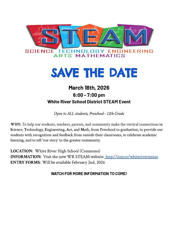 STEAM Event Save the Date Flyer