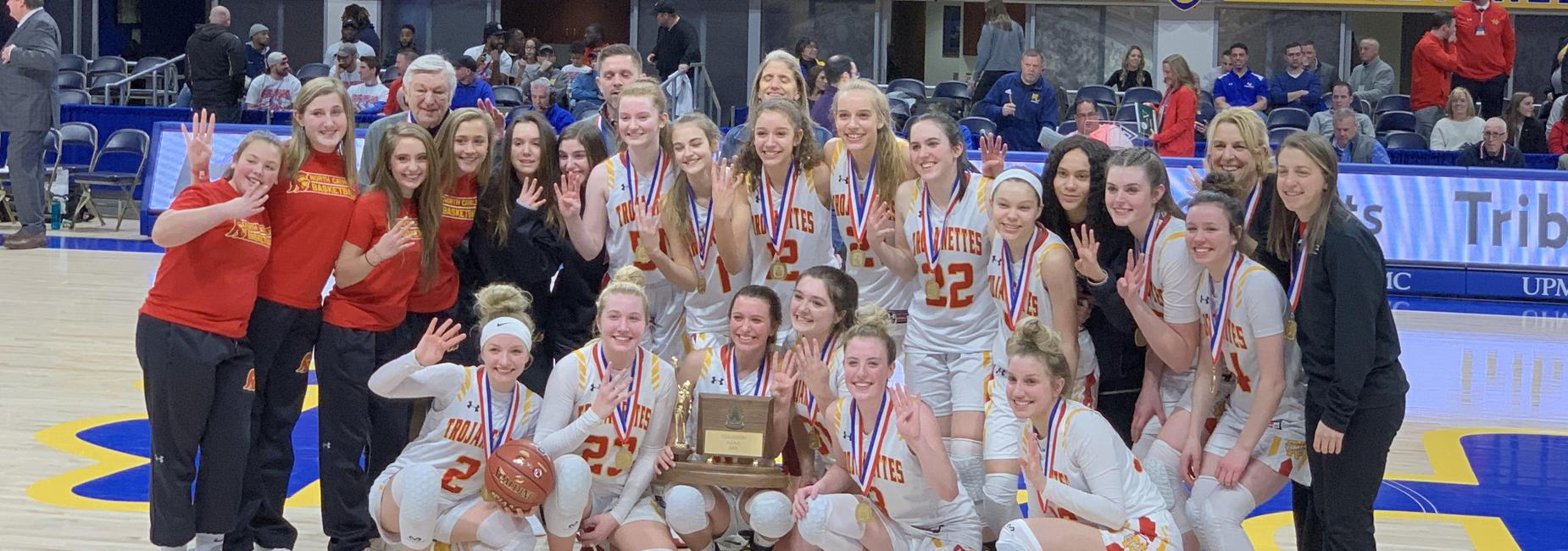 North Catholic Girls' Basketball Team WPIAL Champions