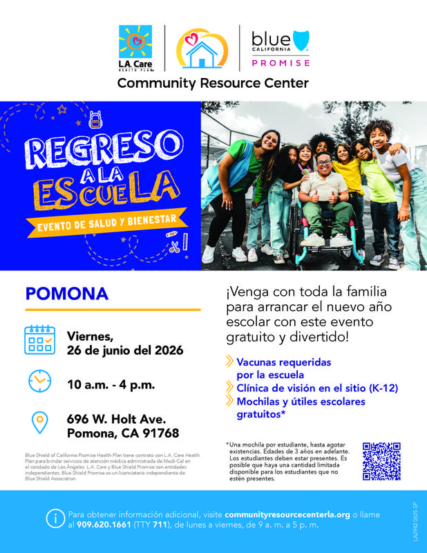 back to school event spanish flyer
