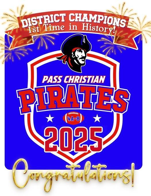 And with a score of 49-0 your PCHS Pirates have made history! They are 4A Region 8 Champions!!!!! Goooo Pirates!!