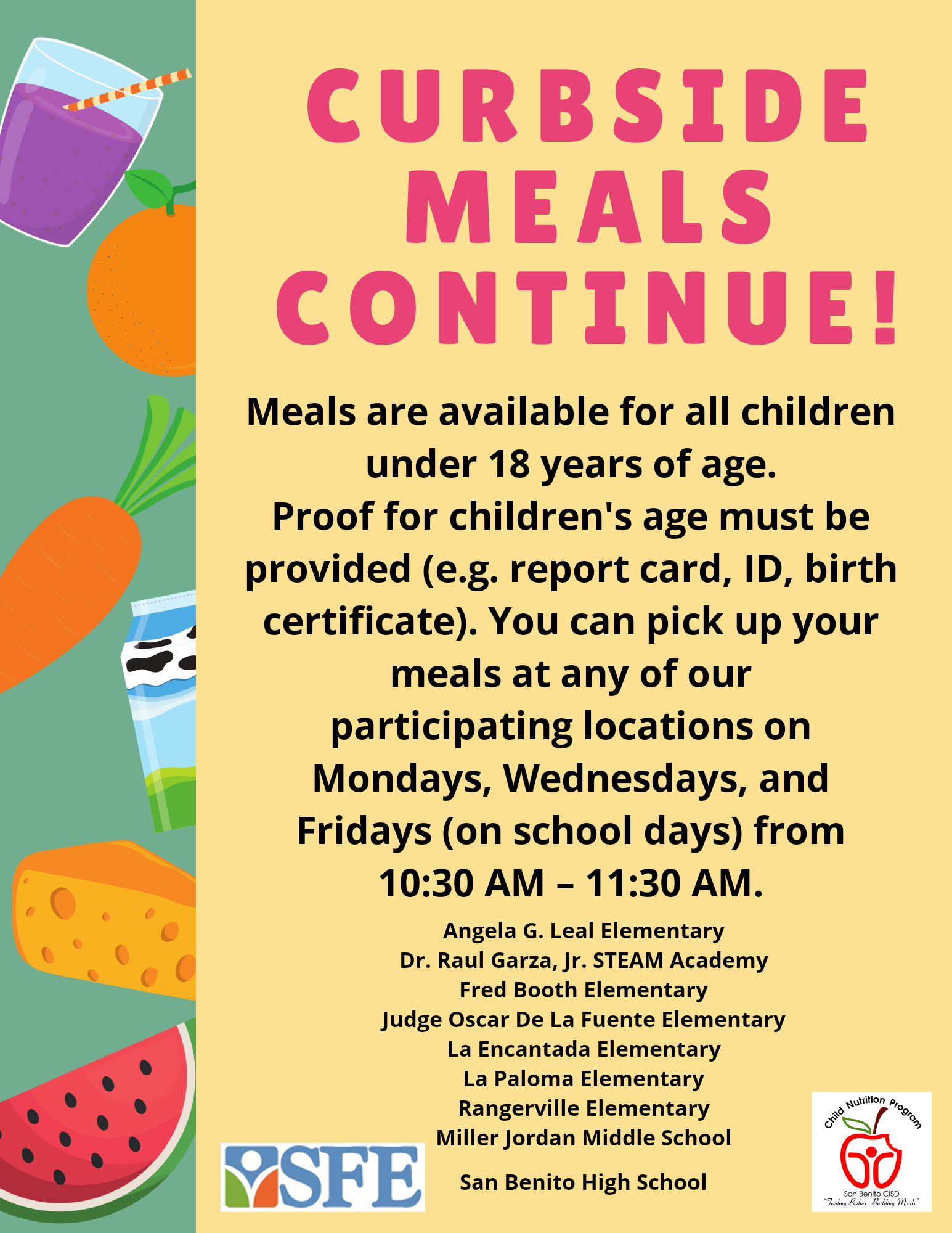 Child Nutrition Program Child Nutrition Program San Benito