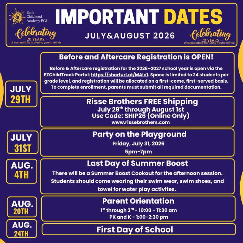 Weekly Guide to Key Dates & Events Featured Photo