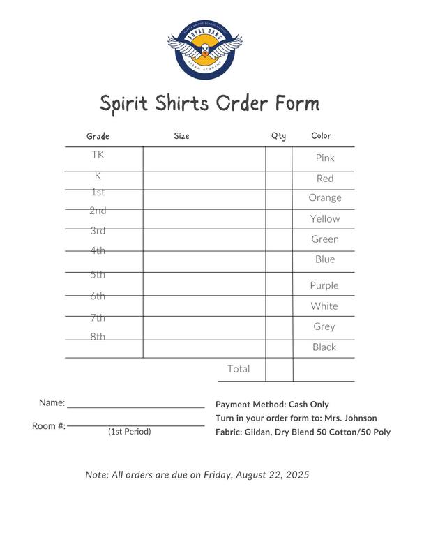 spirit form order