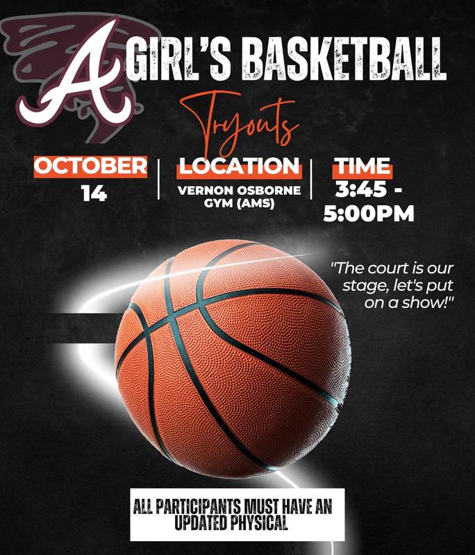 Girls basketball tryouts