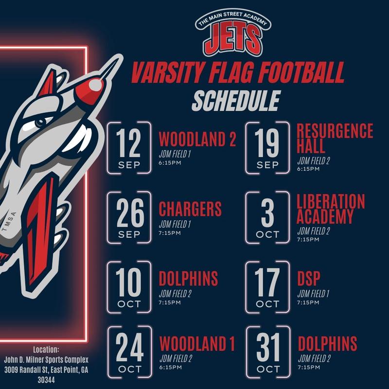 Co-ed Varsity Flag Football Season Opener Set for September 12