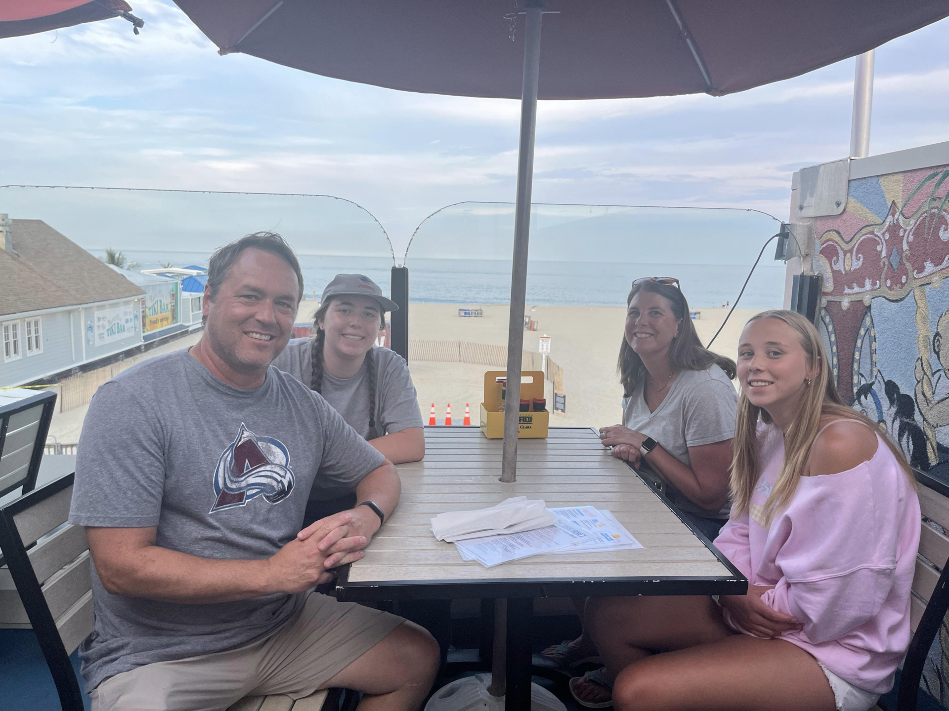 Jeff Burns with Family