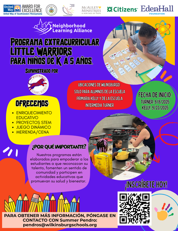 Afterschool Program Flyer in Spanish