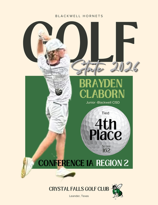Brayden ties for 4th In State Golf Featured Photo