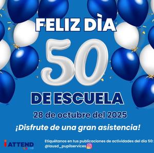 ¡Día 50 de clases!