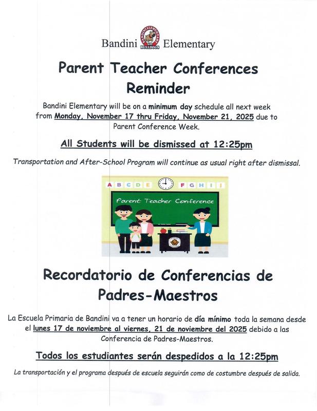 Parent-Teacher Conference Flier