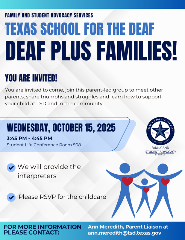 Deaf Plus Parent Group