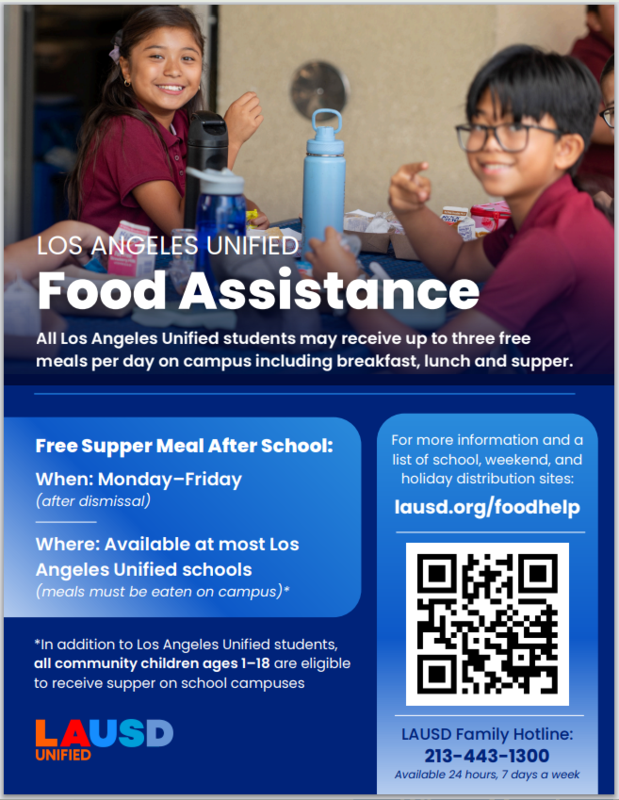 LAUSD Food Assistance English