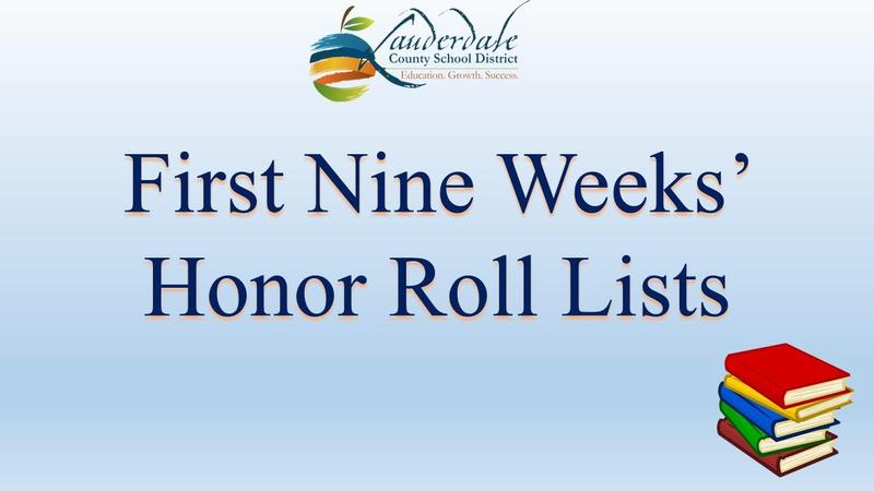 Honor Roll Lists