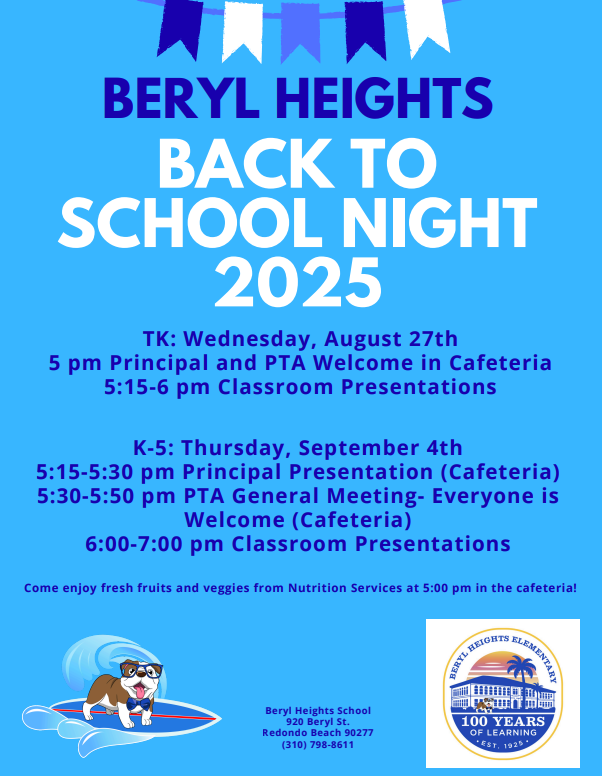 Back to School Night