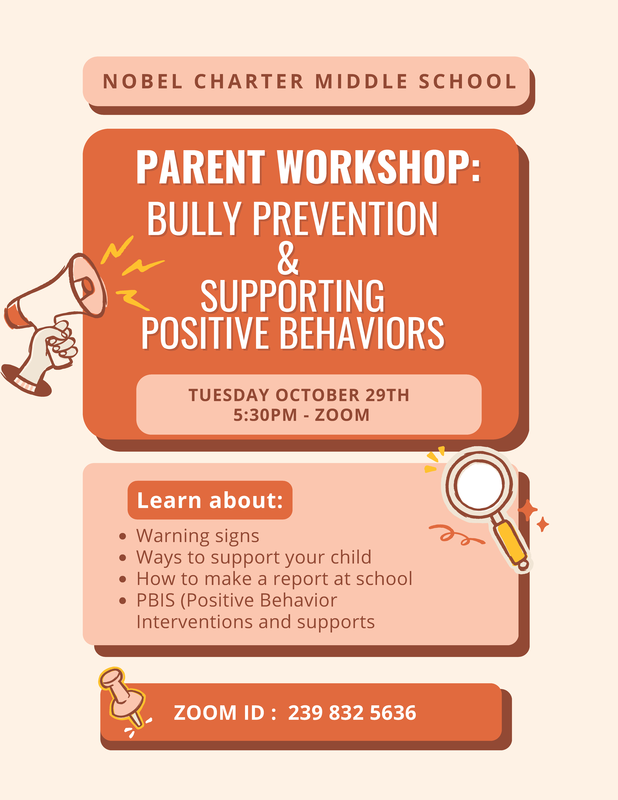 Parent Workshop - Bully Prevention & Supporting Positive Behavior Featured Photo
