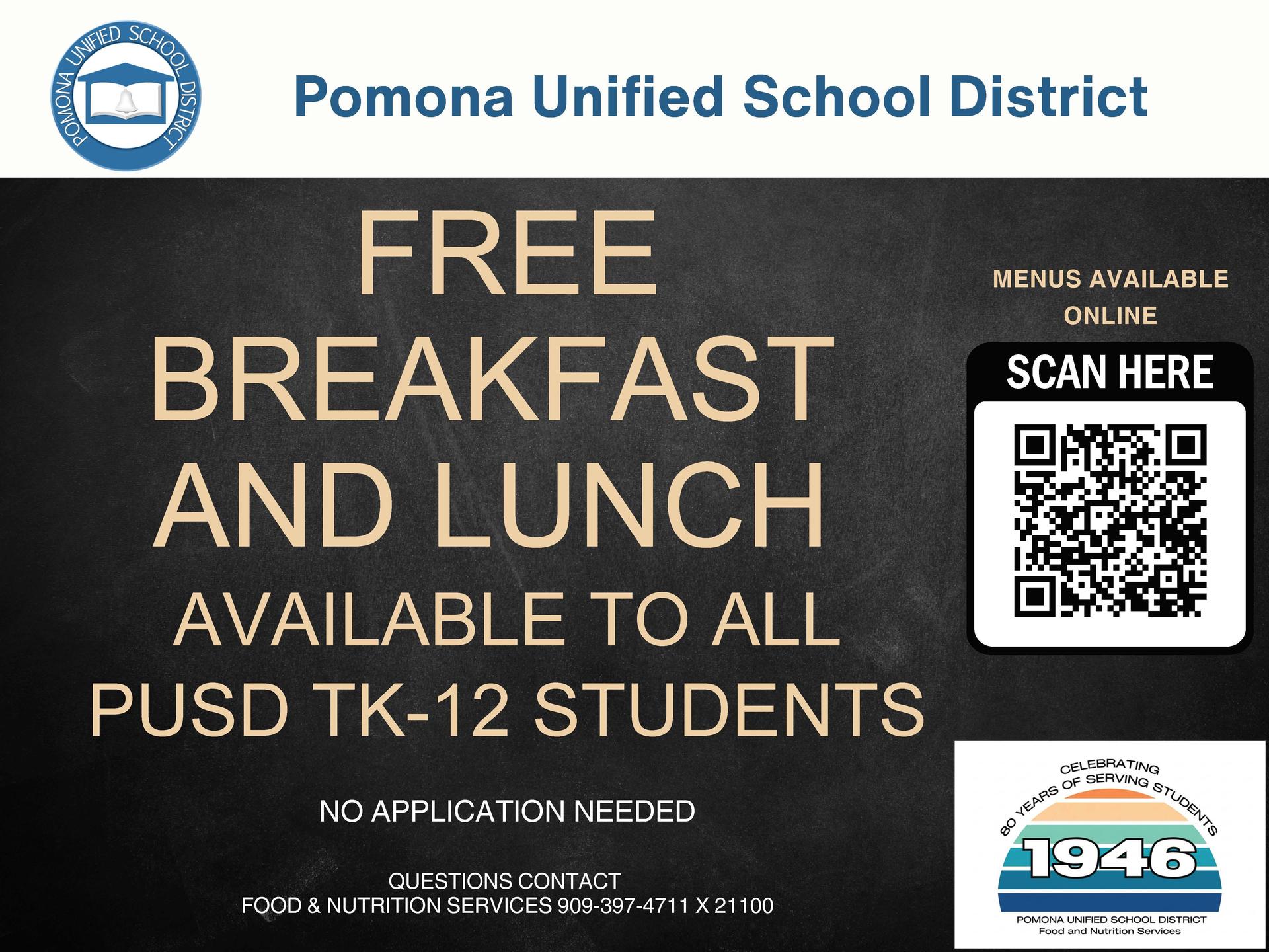 Free Meals English