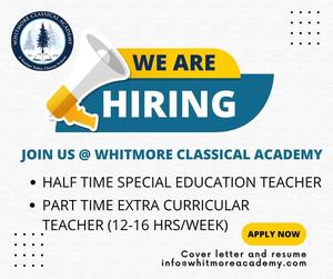 Hiring 2 positions