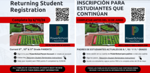 Flyer for Registration instructions