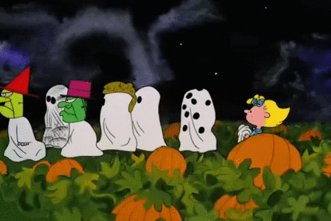 Peanuts Gang Trick or Treating