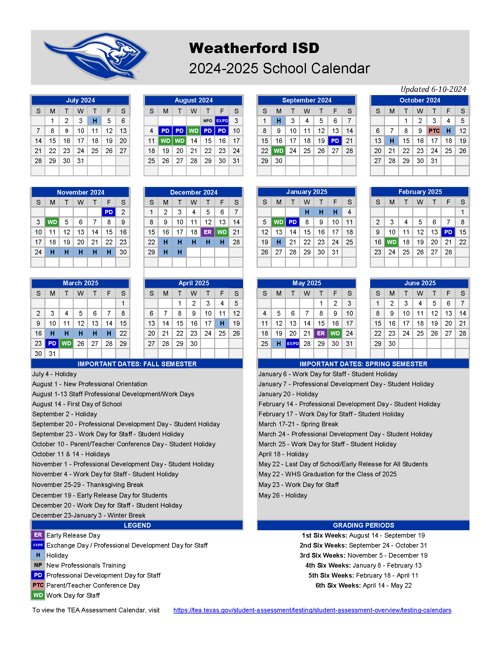 Springtown School Calendar 2025 2025 Printable Vanya Jeanelle
