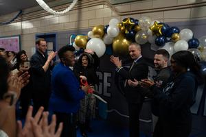 Ribbon Cutting Weight Room